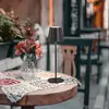 FISCHER LEUCHTEN Lampe de table lumineuse d'extérieur à intensité variable, lampe de jardin led, lumière de balcon IP54, noir sable