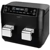 MAXXMEE Airfryer met dubbele mand - 2 x 3,8 l - 2400W - 6 programma's