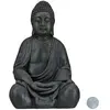 Relaxdays Statue de Buddha figurine de Bouddha décoration jardin sculp...