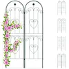 RELAXDAYS Treillis jardin fer set de 2 - 10026249-469