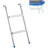 RELAXDAYS trampoline ladder - 76 x 38 cm - 2 tredes - trapje - zilver