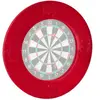 Relaxdays Bordure de protection R7,bague cible pour jeu de fléchettes tournoi dartboard 45 cm, Ø 72 cm, rouge