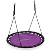 Balançoire nid d'oiseau rond RELAXDAYS - 120 cm - Jaune - Pour enfant ...