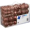 Relaxdays, Décorations de sapin de Noël, Boules de Noël (100-pièce)
