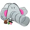Relaxdays Tente de jeu pop-up éléphant avec tunnel de jeu, tente pour ...