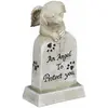 RELAXDAYS gedenksteen hond - angel to protect you - met kruis