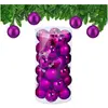 Relaxdays, Décorations de sapin de Noël, 30x boules-de-Noël (30x)