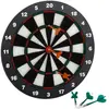 Relaxdays Dartbord 42 cm - soft-darts - 6 kunststof pijlen