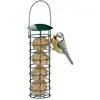 relaxdays mezenbolhouder - vogelvoerhouder - vetbolhouder - vogelvoedersilo - groen