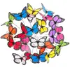 RELAXDAYS tuindecoratie vlinder - set van 36 - plantenbak decoratie - metalen plantensteker - pvc