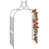 RELAXDAYS rozenboog - metaal - 270 x 144 x 60 cm - weerbestendig - donkergroen