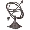 Relaxdays Cadran solaire, design antique, décoration de jardin, résist...