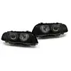 Diederichs phares design, set E46, 98-01 4-portes, cristal/noir SET COMPLET pour: BMW serie 3 (E46) Lim./Touring 98-01