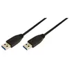 Câble USB - LOGILINK - USB 3.0 - Double blindage - 2 m - Noir