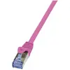 2direct LogiLink PrimeLine Câble réseau Cat6A S/FTP AWG26 PIMF LSZH 1,50 m Rose