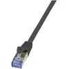 LogiLink PrimeLine Câble réseau Cat6A S/FTP AWG26 PIMF LSZH 7,50 m Noir