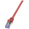 2direct LogiLink PrimeLine Câble réseau Cat6A S/FTP AWG26 PIMF LSZH 0,50 m Rouge