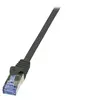 LogiLink PrimeLine - cordon de raccordement - 0.25 m - noir