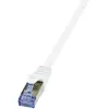 LogiLink PrimeLine Câble réseau Cat6A S/FTP AWG26 PIMF LSZH 10 m Blanc