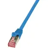2direct LogiLink CQ2016S Câble patch Cat6 S/FTP PrimeLine AWG27 PIMF LSZH Bleu 0,25 m