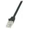 LogiLink EconLine - cordon de raccordement - 5 m - noir
