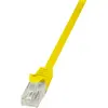 LogiLink EconLine - cordon de raccordement - 25 cm - jaune
