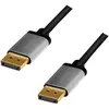 LogiLink Câble DisplayPort 1.2, fiche mâle - mâle, 2,0 m