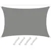 Amanka 1 x 2m Voile d'Ombrage Etanche - Toile Ombrage Rectangulaire - Voile Rectangle