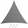 Amanka 8x8x8 Voile d'Ombrage Perméable à l'Eau Toile Ombrage Voile Triangulaire Jardin