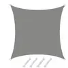 Amanka 3x3 Voile d'Ombrage Etanche Toile Ombrage Carrée Voile Rectangle Toile Pergola