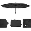 Mendler Toile Pour Parasol Meran Pro, Parasol De Marché Gastronomique Ø 5m, Polyester   Anthracite