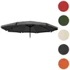 Mendler Toile Pour Parasol Meran Pro, Parasol De Marché Gastronomique Avec Volant Ø 5m, Polyester   Anthracite