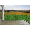 Ecran d'intimité - N77 - 500x100cm - Tissu résistant aux intempéries - Serre-câbles inclus - Décoratif