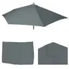 Mendler Housse De Rechange Pour Parasol Demi-Rond Parla, Housse De Parasol De Rechange, 270cm Tissu/Textile Uv 50+ 3kg   Anthracite