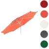 Mendler Toile de rechange pour parasol - MARQUE - N19 - Ø 3m - Terracotta - Résistante à l'eau et UV 50