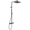 Hansa Aurelia - Doucheset met thermostaat, 25x25 cm, mat zwart 4719911...