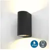 B.K.LICHT Applique murale LED extérieur IP44 spot mural luminaire sall...