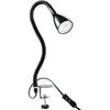 Lampe de table à pince LED dimmable B.K.LICHT - Sirius - Noir - 5W - 400 Lumen