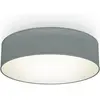 B.K.Licht - Plafondlamp - Ø38cm - grijs - excl. 2x E27 lichtbronnen