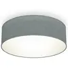 B.K.Licht - Plafondlamp - Ø30cm - grijs - excl. E27 lichtbron