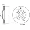 FEBI BILSTEIN Disques de frein pour FIAT: Tipo, Aegea (Ref: 173028)