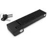 ACID Vouwslot RIGID 80 - Roestvrij staal - Extra klittenbandbevestiging - D7xH800 mm - Zwart
