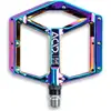ACID Pedalen Flat A1-CB - Grote voetafdruk - 9 verstelbare pinnen - Aluminium - 380g - L115xB100xH18 mm - Olievlek