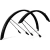 ACID Mudguard Set 45 2.0 28 Inch - Spatbordenset Fiets - Voor 28 inch wielen - Staal/Kunststof - Zwart