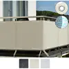 Sol Royal Brise Vue Balcon 300x90cm Creme HDPE   Protection Balcon Opa...