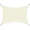Sol Royal Voile d'ombrage 400x300cm Creme - SolVision HS9 - HDPE Tissu...