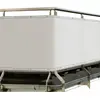 Sol Royal Brise Vue Balcon 90x300 cm Blanc avec  illets, Cordons, Rési...