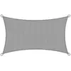 Sol Royal Voile d'ombrage 400x200cm Gris - SolVision HS9 - HDPE Tissus...