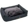 zooplus Exclusive Sleepy Time Panier pour chien avec coussin gris - L 120 x l 95 x H 30 cm