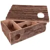 zooplus Exclusive Maison de jeu et de repos Leif pour hamster L 35 x l 25 x H 12 cm